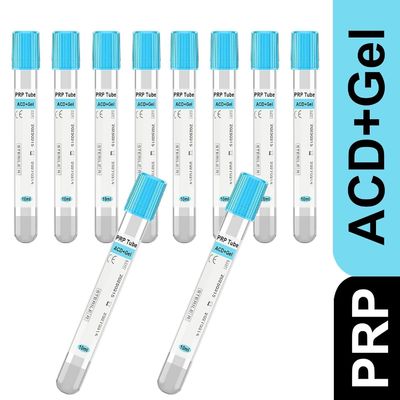 良い価格 PRPシステム用10ml PRPチューブ、ACDおよびゲルガラスチューブ、個包装10本入り オンライン