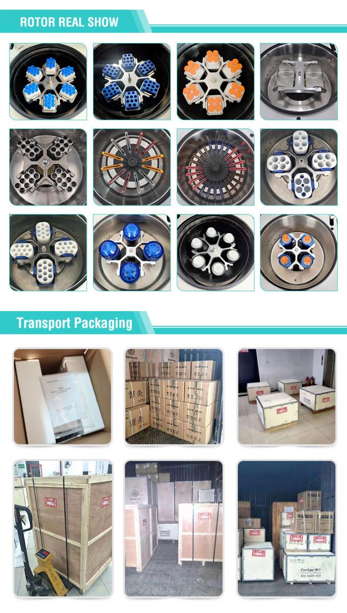 高速テーブルトップベンチトップ冷蔵した遠心分離機 TGL-16 16000r/min, 21532xg, 90ml容量, -20°Cから+40°C 8