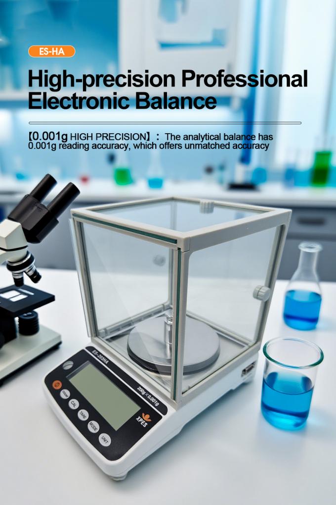 読み取れる性 0.001g 精密バランス 検査器具 分析バランス スケール ドラフシールド 0