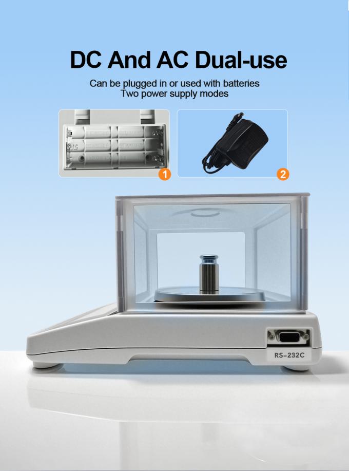 読み取れる性 0.001g 精密バランス 検査器具 分析バランス スケール ドラフシールド 2
