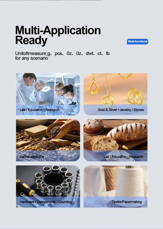 高精度デジタル電子バランス 宝石,ハーブ,ハードウェア &yen; 0.01g/0.1g 正確さ 2