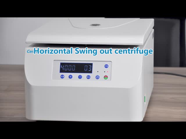 スウィングアウトローター水平遠心機 低速ラボ遠心機 細胞/臨床/バイオテクノロジー/PCR/研究血液/プラズマ/尿分離