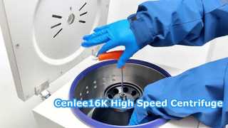 Cenlee16K 16000rpm 固定角ローターベンチトップ高速遠心分離機 LCD スクリーン