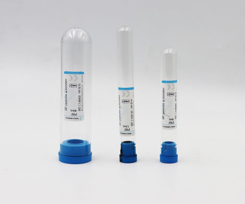 良い価格 プラスチックのチューブ 10ml 13ML 血小板富んだファイブリン PRFチューブ 添加物なし 推奨保存温度 4-25C オンライン