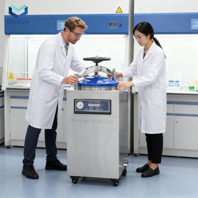 良い価格 Automatic Control Vertical Sterilizer with LCD Touch Screen オンライン