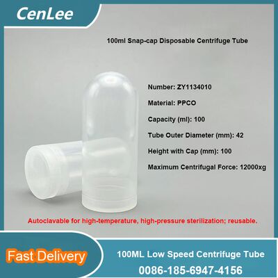 Sterile 100ml Centrifuge Tubes with Sealing Cap for Safety