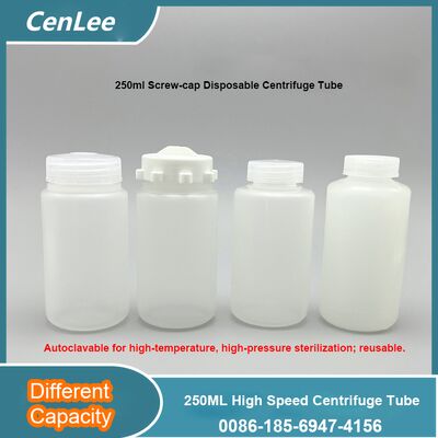 良い価格 Corning-Compatible 250ml High-Speed Tubes, 50000RCF 15,000 RCF 27500 RCF オンライン
