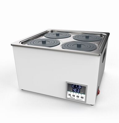 良い価格 デジタル表示サーモスタット式ウォーターバス WB100-4、デジタル表示、ステンレス鋼内槽、空焚き防止付き オンライン