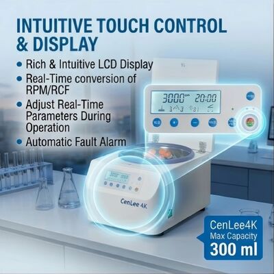 良い価格 CE認定 4000rpm テーブルトップ 低速遠心分離機 ブラシレスモーター ラボ用 オンライン