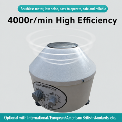 Cenlee 800D ベンチトップ遠心分離機、速度 4000rpm、力 1790xg、容量 6x20ml 生物医学研究所向け