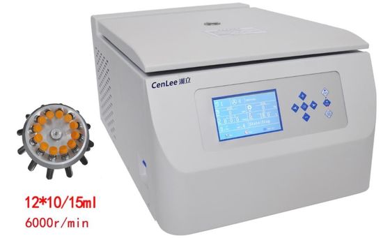 良い価格 CenLee6R 6000r/分 LCD ディスプレイ低速臨床ベンチトップ遠心分離機冷蔵 オンライン